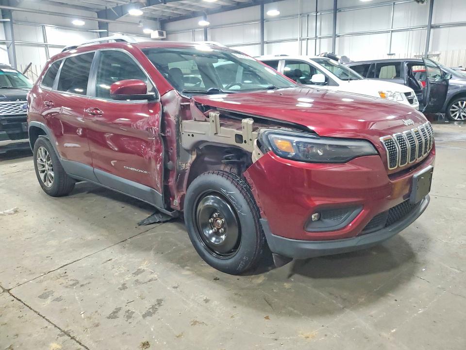 55824336 :رقم المزاد ، 1C4PJMLX4KD442156 vin ، 2019 Jeep Cherokee مزاد بيع