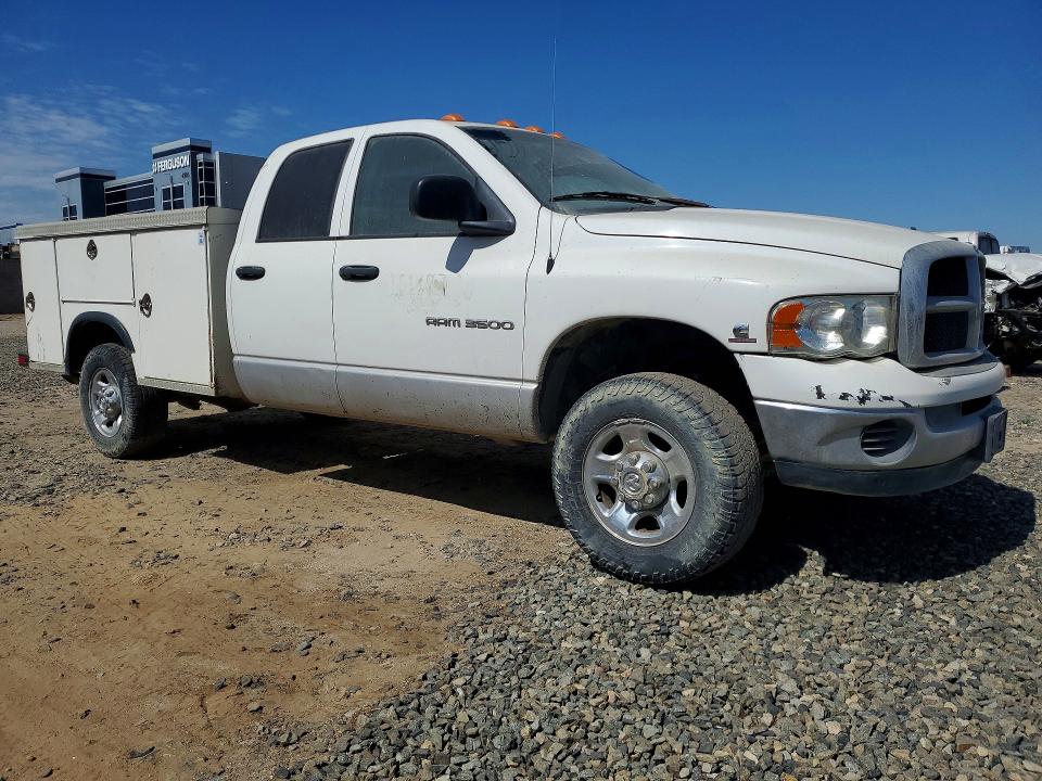 2004 Dodge Ram 3500 მანქანა იყიდება აუქციონზე, vin: 3D7LU38674G136709, აუქციონის ნომერი: 56985756