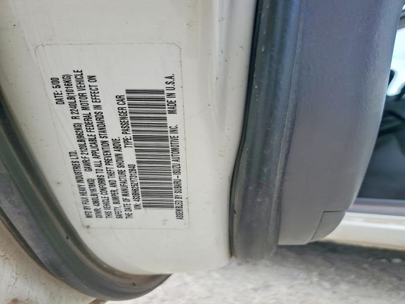 Aukcja sprzedaży 2000 Subaru Legacy, vin: 4S3BH6252Y7312840, numer aukcji: 58283866