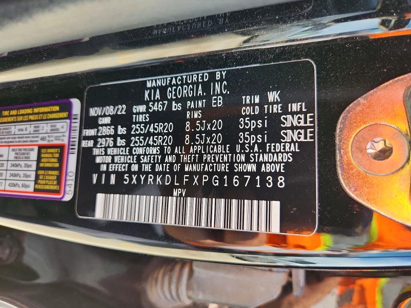 Продажа на аукционе авто 2023 Kia Sorento, vin: 5XYRKDLFXPG167138, номер лота: 56369806