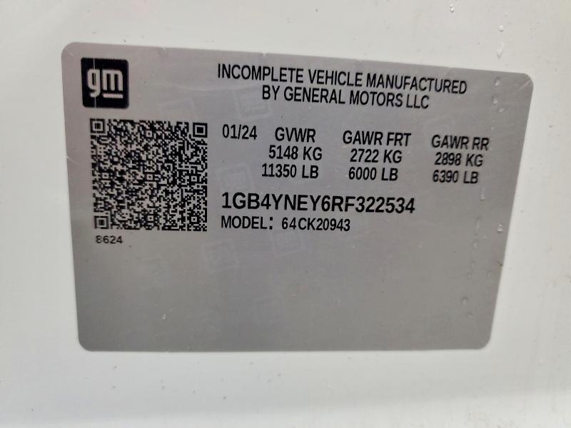 Продажа на аукционе авто 2024 Chevrolet Silverado, vin: 1GB4YNEY6RF322534, номер лота: 56523186