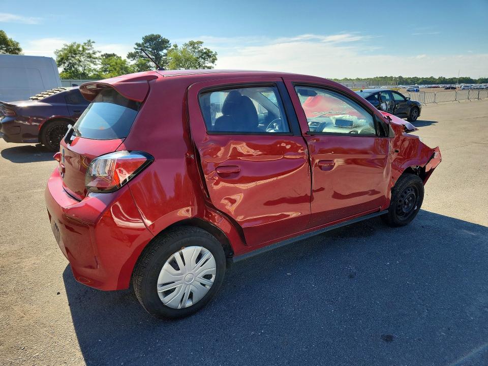 2024 Mitsubishi Mirage მანქანა იყიდება აუქციონზე, vin: ML32AUHJXRH034040, აუქციონის ნომერი: 58979786