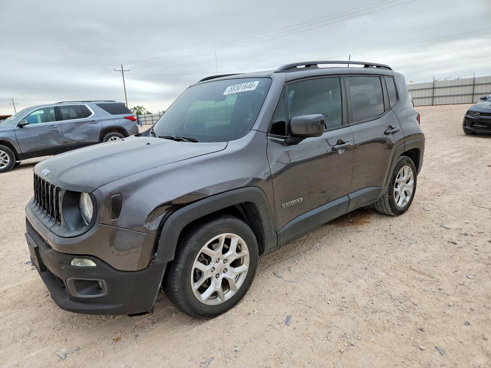 Продажа на аукционе авто 2018 Jeep Renegade, vin: ZACCJABB5JPJ68241, номер лота: 58301646