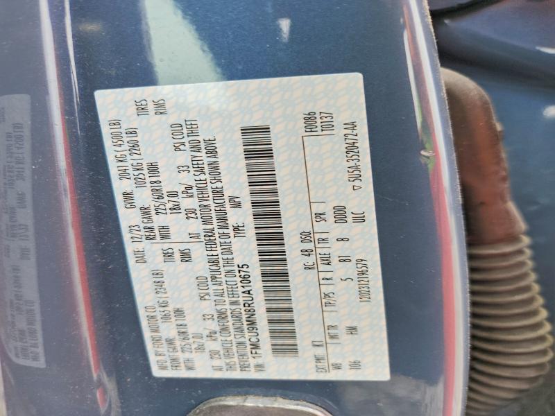 55772866 :رقم المزاد ، 1FMCU9MN8RUA10675 vin ، 2024 Ford Escape مزاد بيع