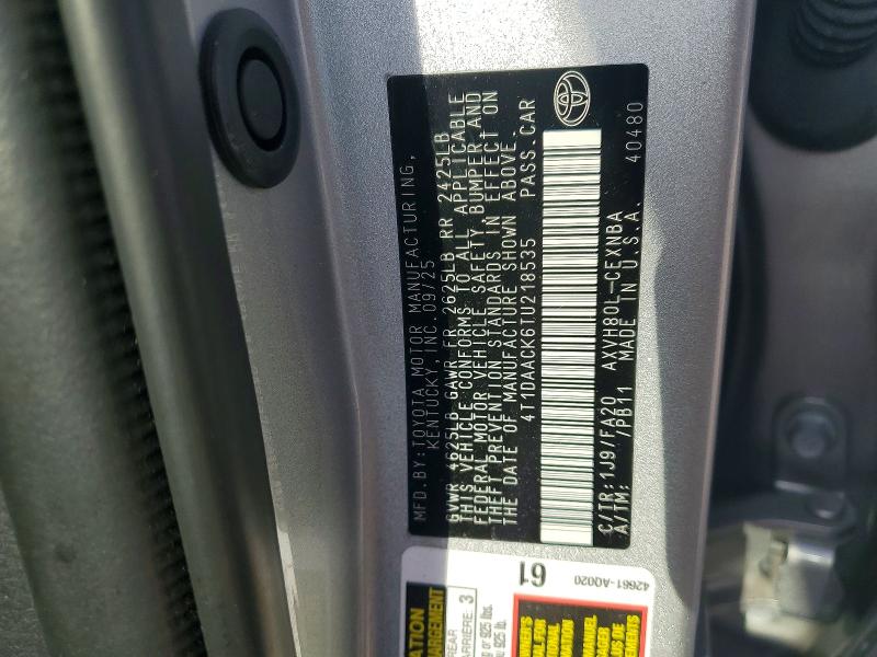 Aukcja sprzedaży 2026 Toyota Camry, vin: 4T1DAACK6TU218535, numer aukcji: 57739256