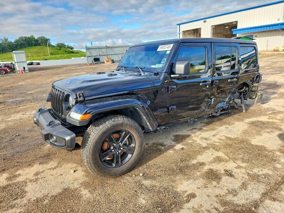 56605746 :رقم المزاد ، 1C4HJXEG3MW705053 vin ، 2021 Jeep Wrangler Unlimited مزاد بيع