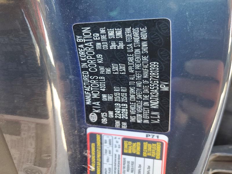 54701896 :رقم المزاد ، KNDJX3A55G7281399 vin ، 2016 Kia Soul مزاد بيع