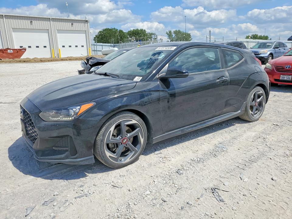 Auction sale of the 2019 Hyundai Veloster, vin: KMHTH6AB4KU008571, lot number: 57374506