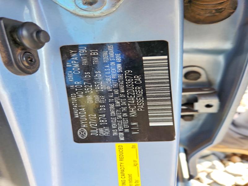Продаж на аукціоні авто 2013 Hyundai Accent, vin: KMHCT4AE2DU336779, номер лоту: 58698176