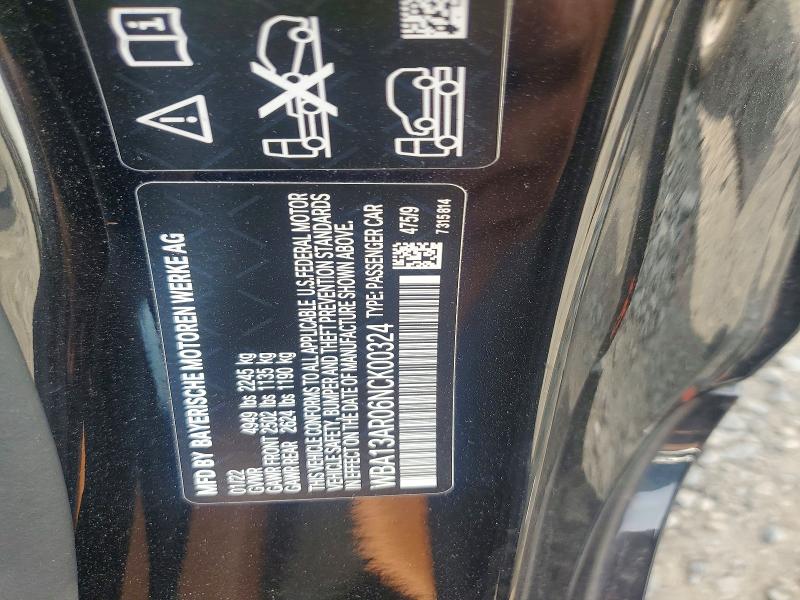 Продаж на аукціоні авто 2022 Bmw M440xi, vin: WBA13AR06NCK00324, номер лоту: 58938386