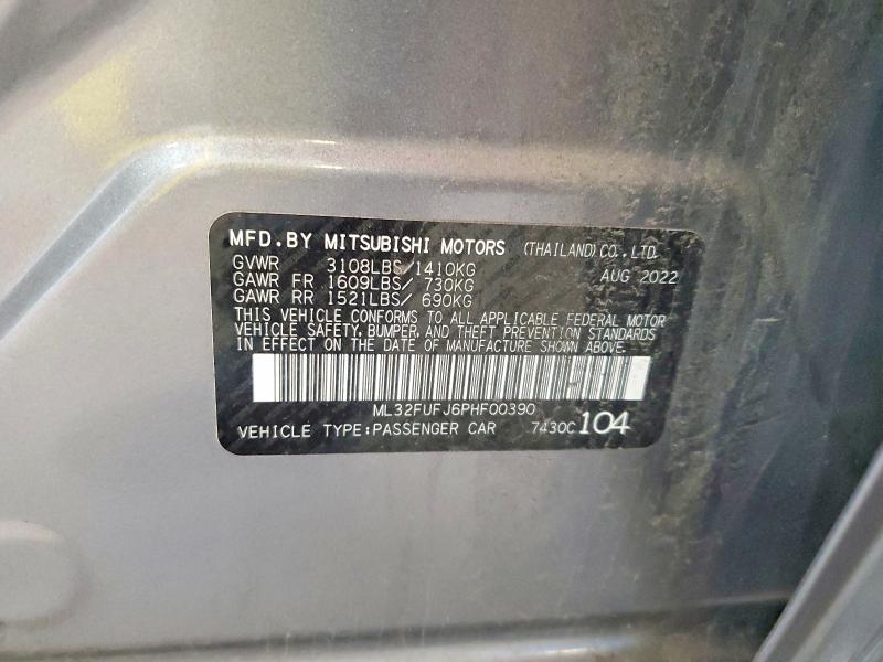 Продажа на аукционе авто 2023 Mitsubishi Mirage, vin: ML32FUFJ6PHF00390, номер лота: 56660016