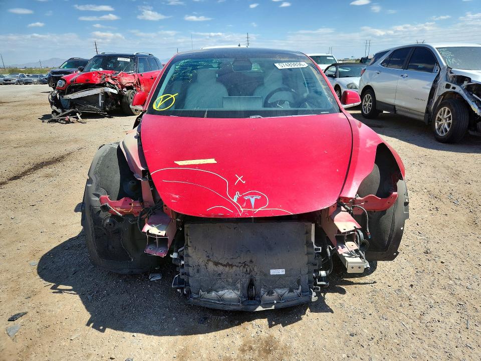 57489896 :رقم المزاد ، 5YJ3E1EC9LF641838 vin ، 2020 Tesla Model 3 مزاد بيع