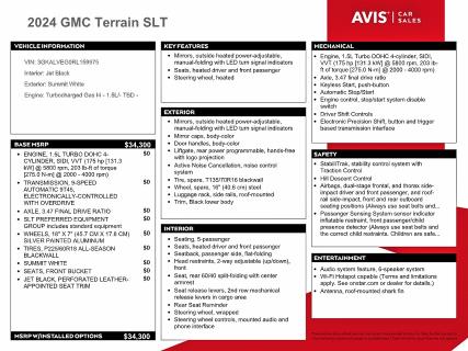 Aukcja sprzedaży 2024 Gmc Terrain, vin: 3GKALVEG0RL159975, numer aukcji: 58383396