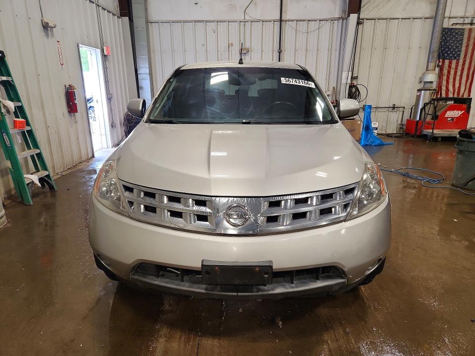 Продажа на аукционе авто 2004 Nissan Murano, vin: JN8AZ08T14W207996, номер лота: 56743166