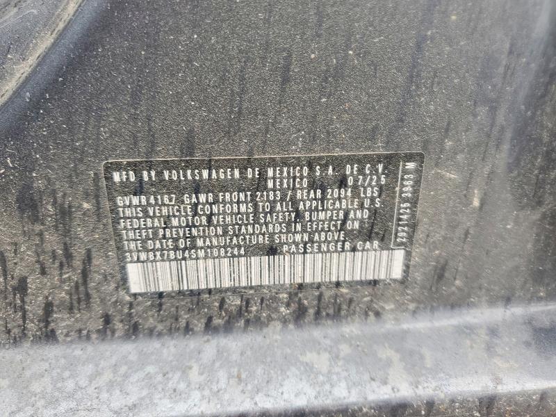 55935296 :رقم المزاد ، 3VWBX7BU4SM108244 vin ، 2025 Volkswagen Jetta مزاد بيع
