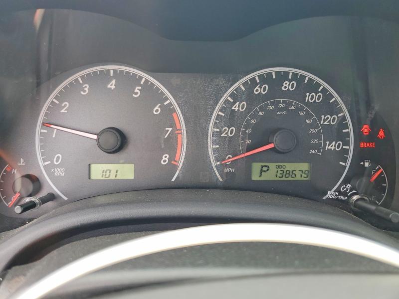 2009 Toyota Corolla მანქანა იყიდება აუქციონზე, vin: 2T1BU40E79C150707, აუქციონის ნომერი: 58746546