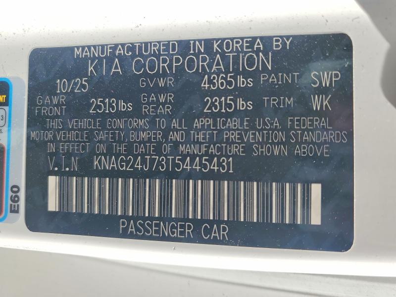 Продажа на аукционе авто 2026 Kia K5, vin: KNAG24J73T5445431, номер лота: 56515246