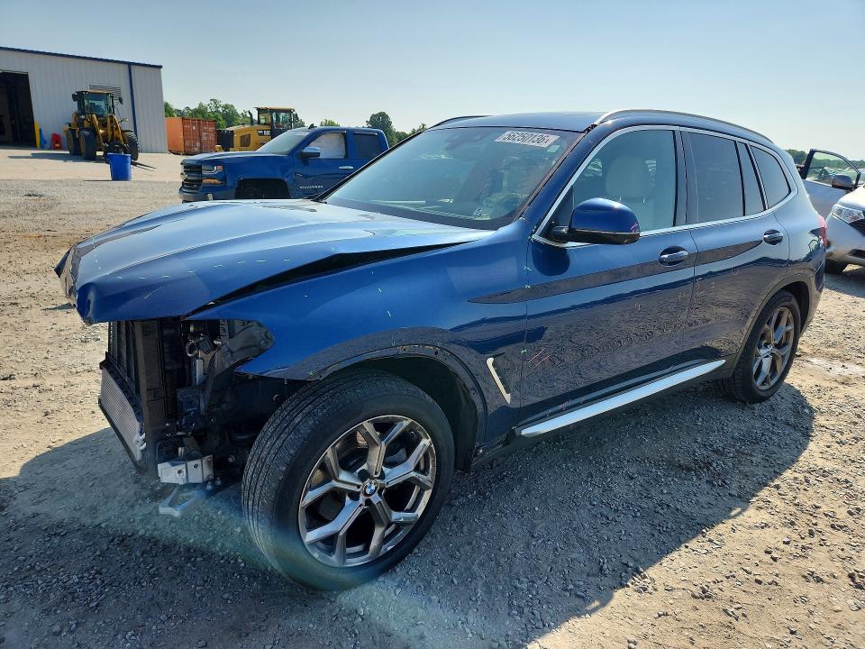 Auction sale of the 2021 Bmw X3, vin: 5UXTY5C00M9E37840, lot number: 56250136