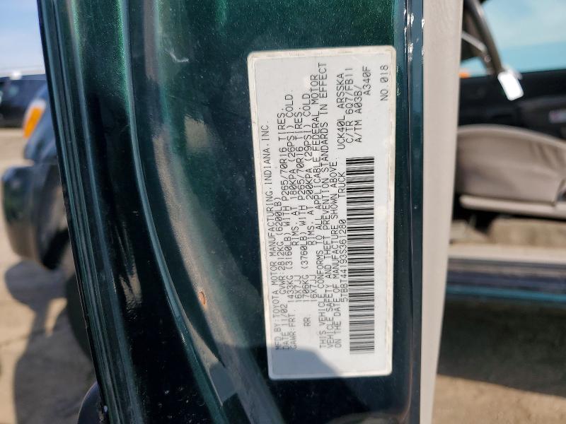 Продажа на аукционе авто 2003 Toyota Tundra, vin: 5TBBT44193S361280, номер лота: 58934886