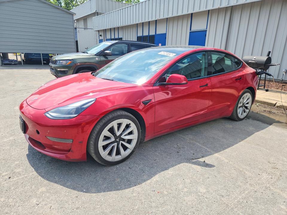 Auction sale of the 2022 Tesla Model 3, vin: 5YJ3E1EA1NF288755, lot number: 56848126