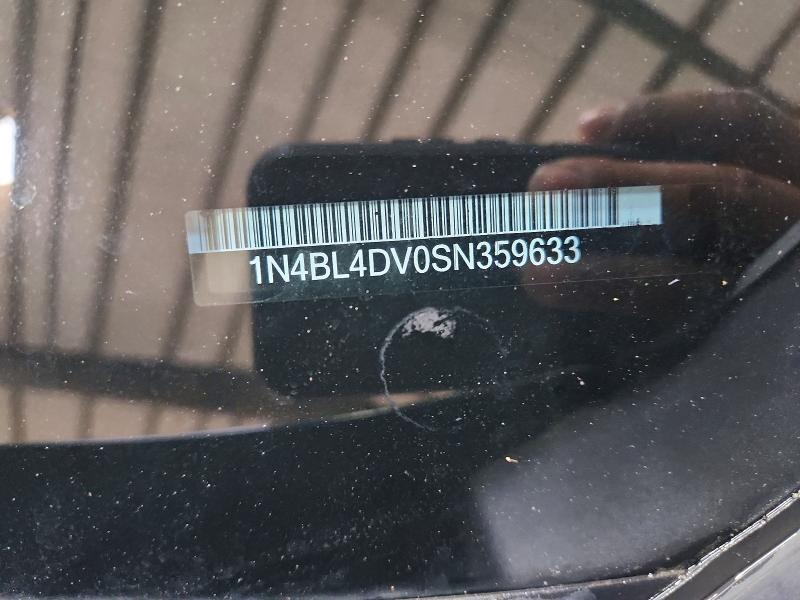 Продажа на аукционе авто 2025 Nissan Altima, vin: 1N4BL4DV0SN359633, номер лота: 56655966