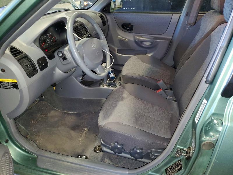 54720496 :رقم المزاد ، KMHCG45C45U583493 vin ، 2005 Hyundai Accent مزاد بيع