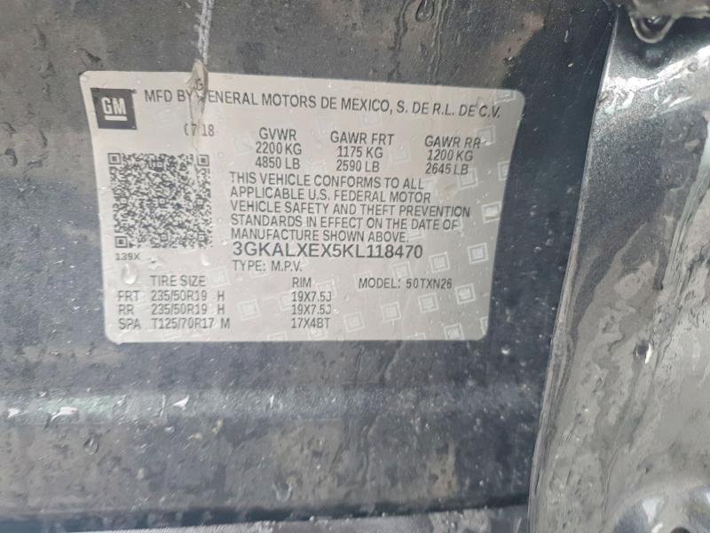 Aukcja sprzedaży 2019 Gmc Terrain, vin: 3GKALXEX5KL118470, numer aukcji: 56220566