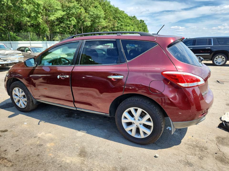 2012 Nissan Murano მანქანა იყიდება აუქციონზე, vin: JN8AZ1MW4CW201131, აუქციონის ნომერი: 58335316