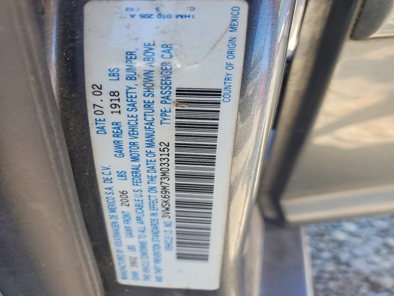 Продажа на аукционе авто 2003 Volkswagen Jetta, vin: 3VWSK69M73M033152, номер лота: 57952546