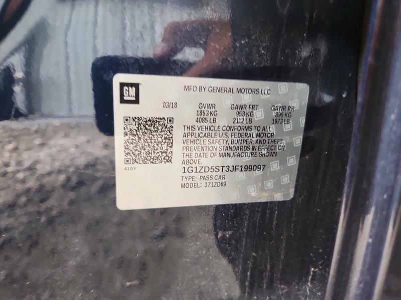 Aukcja sprzedaży 2018 Chevrolet Malibu, vin: 1G1ZD5ST3JF199097, numer aukcji: 57190836