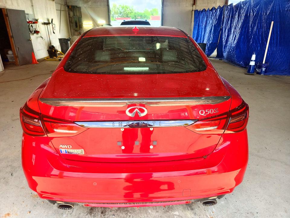 Продажа на аукционе авто 2021 Infiniti Q50, vin: JN1FV7DR4MM880490, номер лота: 58774836