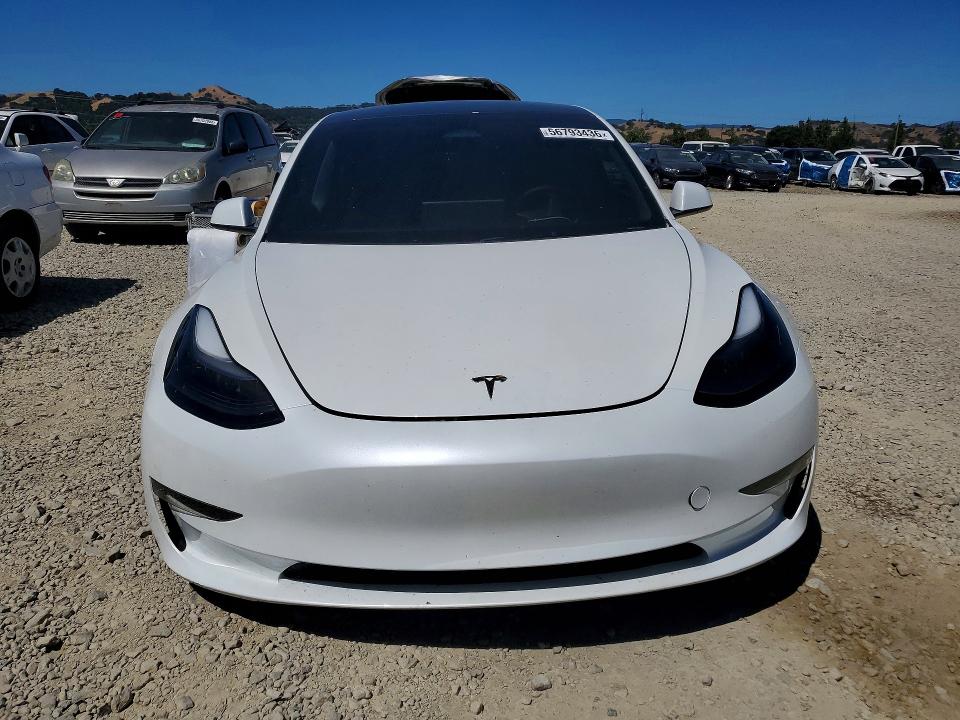 56793436 :رقم المزاد ، 5YJ3E1EA7PF709767 vin ، 2023 Tesla Model 3 مزاد بيع