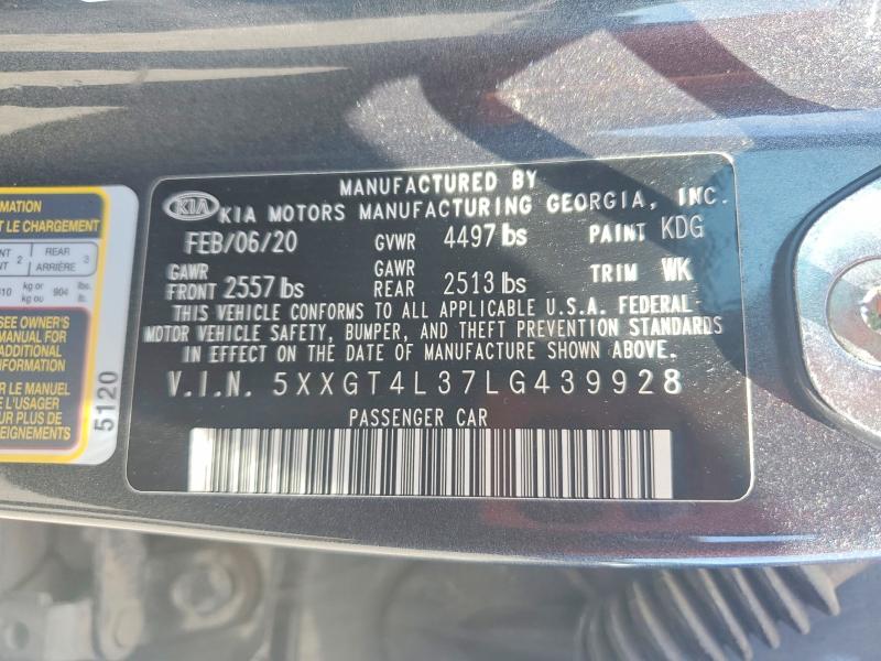 Aukcja sprzedaży 2020 Kia Optima, vin: 5XXGT4L37LG439928, numer aukcji: 55977236
