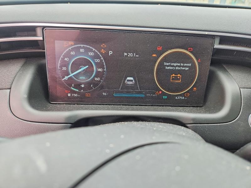 2022 Hyundai Tucson მანქანა იყიდება აუქციონზე, vin: KM8JECA13NU069646, აუქციონის ნომერი: 57862356