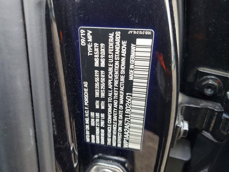 Aukcja sprzedaży 2020 Porsche Macan, vin: WP1AA2A57LLB02601, numer aukcji: 56642336