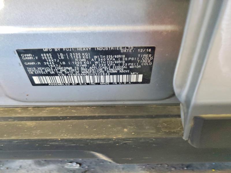 Aukcja sprzedaży 2017 Subaru Outback, vin: 4S4BSANC2H3320843, numer aukcji: 56254036