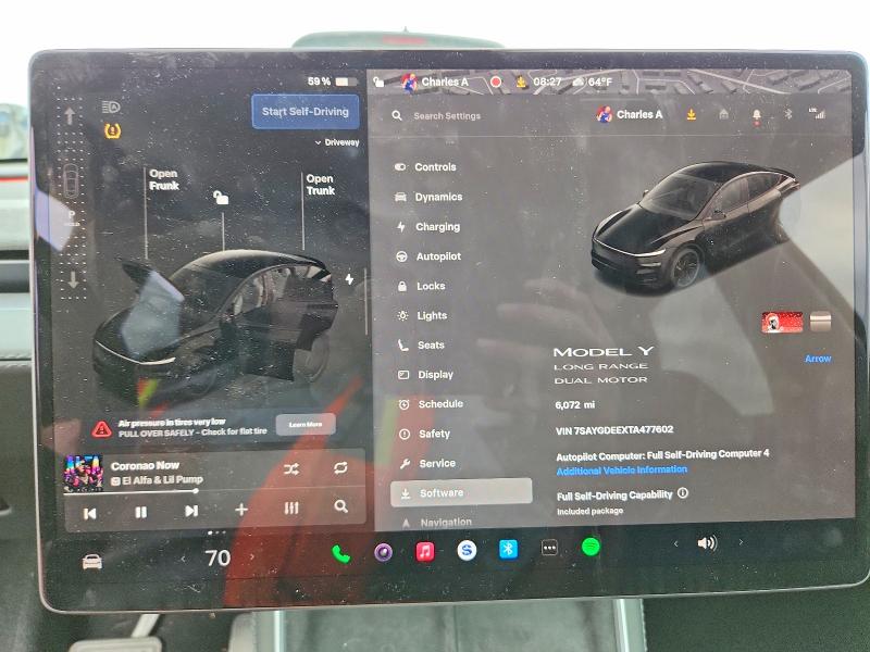 2026 Tesla Model Y მანქანა იყიდება აუქციონზე, vin: 7SAYGDEEXTA477602, აუქციონის ნომერი: 55894416