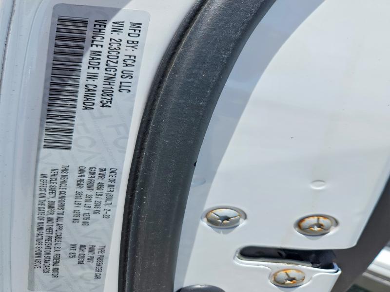 2022 Dodge Challenger მანქანა იყიდება აუქციონზე, vin: 2C3CDZJG7NH108754, აუქციონის ნომერი: 55727816