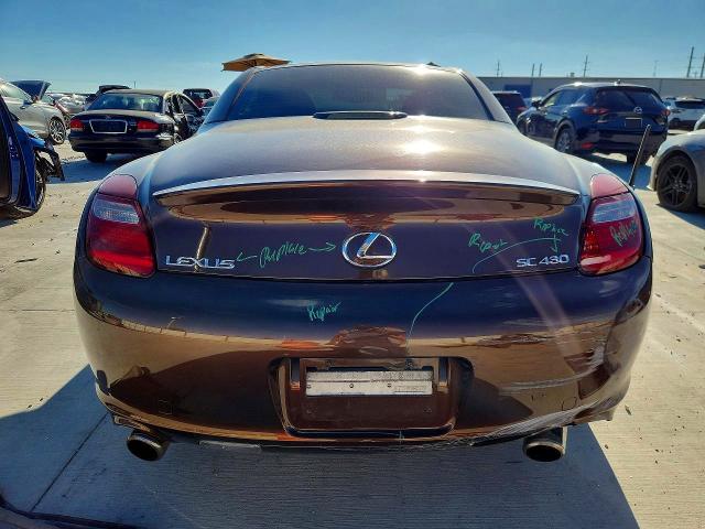 57566786 :رقم المزاد ، JTHFN45Y779013933 vin ، 2007 Lexus Sc مزاد بيع