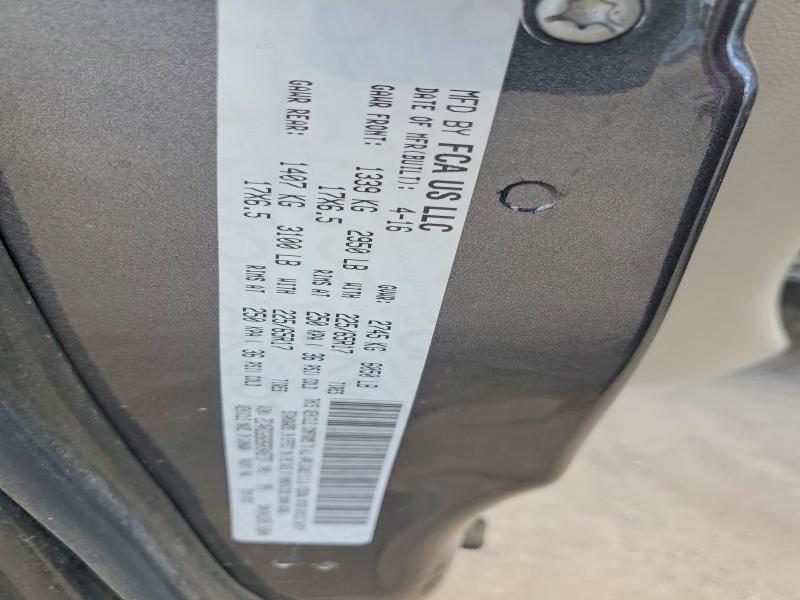 56456996 :رقم المزاد ، 2C4RDGBG9GR349737 vin ، 2016 Dodge Grand Caravan مزاد بيع