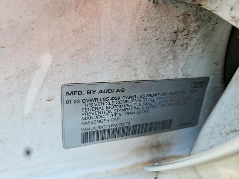 Продаж на аукціоні авто 2023 Audi A3, vin: WAUAUDGY1PA075576, номер лоту: 58130956