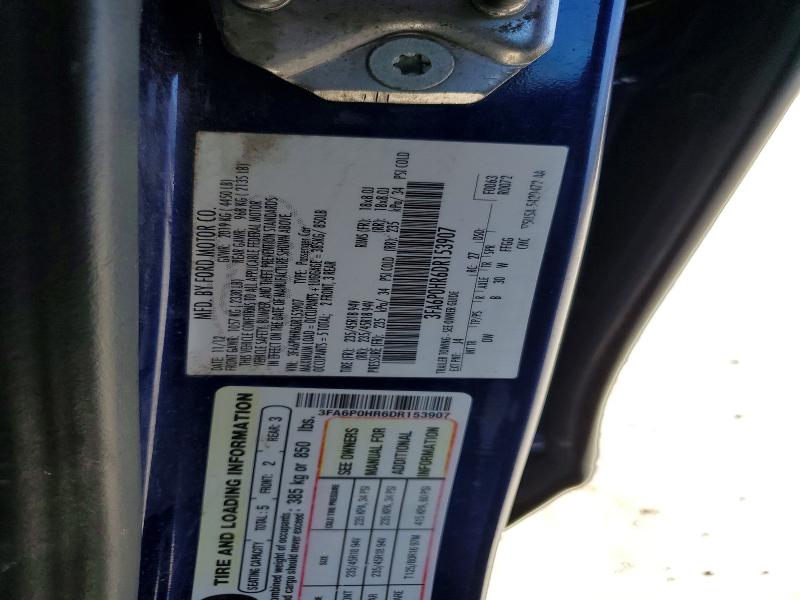 Продаж на аукціоні авто 2013 Ford Fusion, vin: 3FA6P0HR6DR153907, номер лоту: 57314236