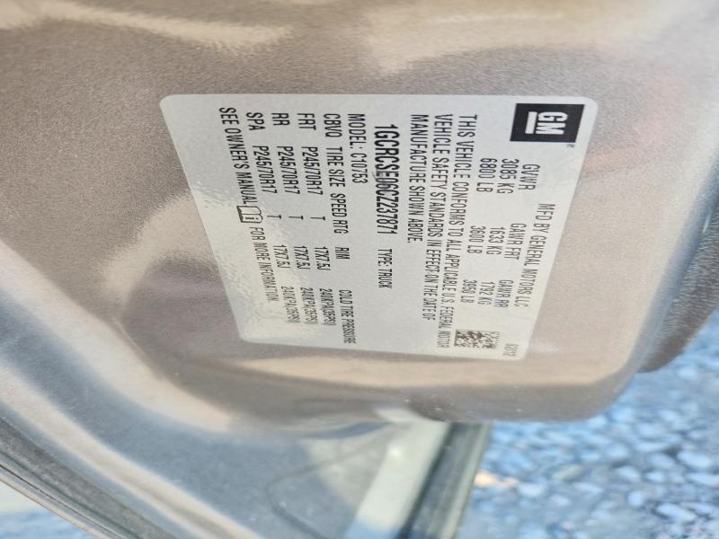 56582836 :رقم المزاد ، 1GCRCSE06CZ237871 vin ، 2012 Chevrolet Silverado مزاد بيع