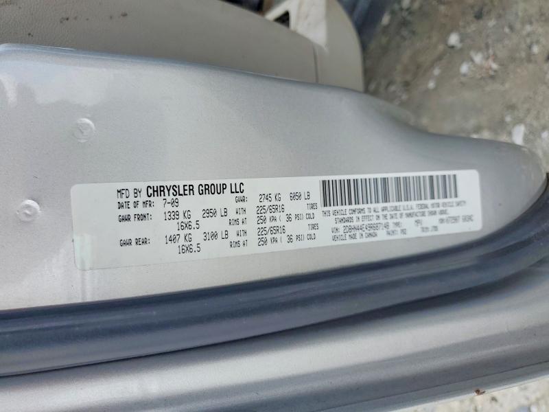 Aukcja sprzedaży 2009 Dodge Grand Caravan, vin: 2D8HN44E49R687148, numer aukcji: 57594816