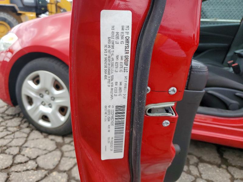 2014 Dodge Dart მანქანა იყიდება აუქციონზე, vin: 1C3CDFAA9ED742297, აუქციონის ნომერი: 57272026