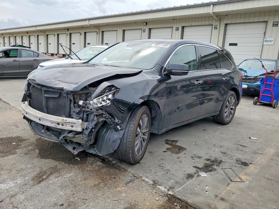 58911306 :رقم المزاد ، 5FRYD4H48GB002563 vin ، 2016 Acura Mdx مزاد بيع
