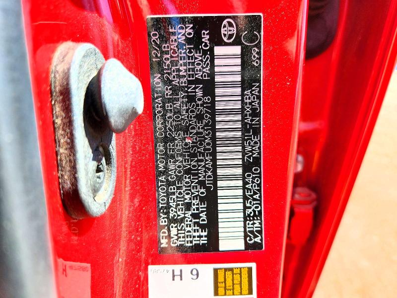 Продаж на аукціоні авто 2021 Toyota Prius, vin: JTDKAMFU0M3139718, номер лоту: 56701886