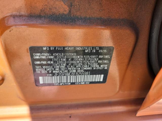 2015 Subaru Xv Crosstrek მანქანა იყიდება აუქციონზე, vin: JF2GPAMC8F8255981, აუქციონის ნომერი: 56305286