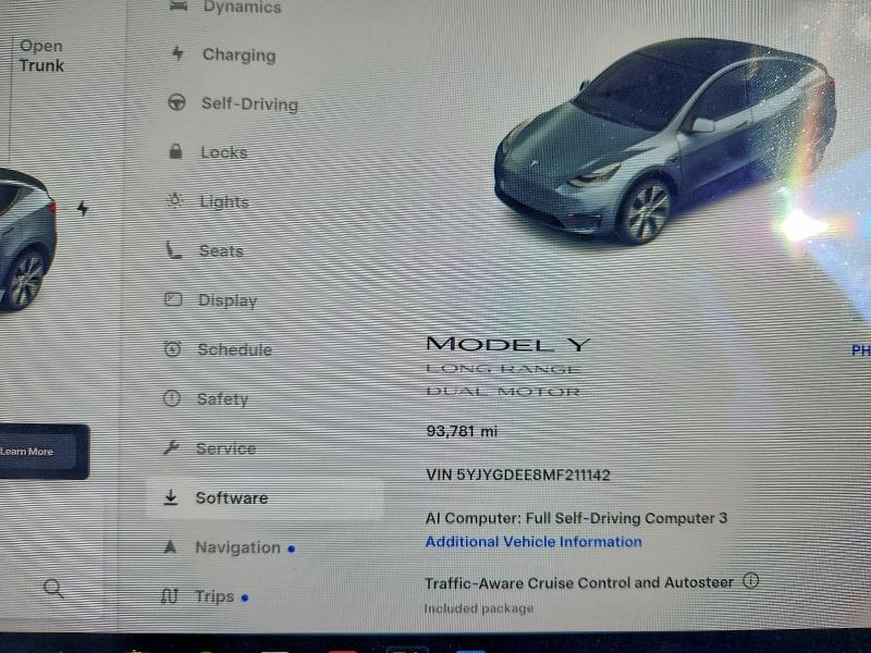 Aukcja sprzedaży 2021 Tesla Model Y, vin: 5YJYGDEE8MF211142, numer aukcji: 56763306