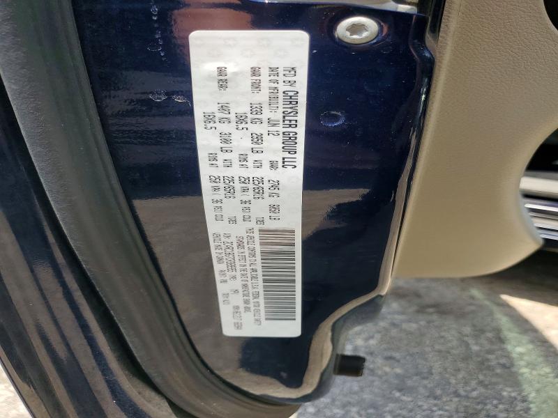 Продаж на аукціоні авто 2012 Chrysler Town & Country, vin: 2C4RC1BG7CR389955, номер лоту: 55761286